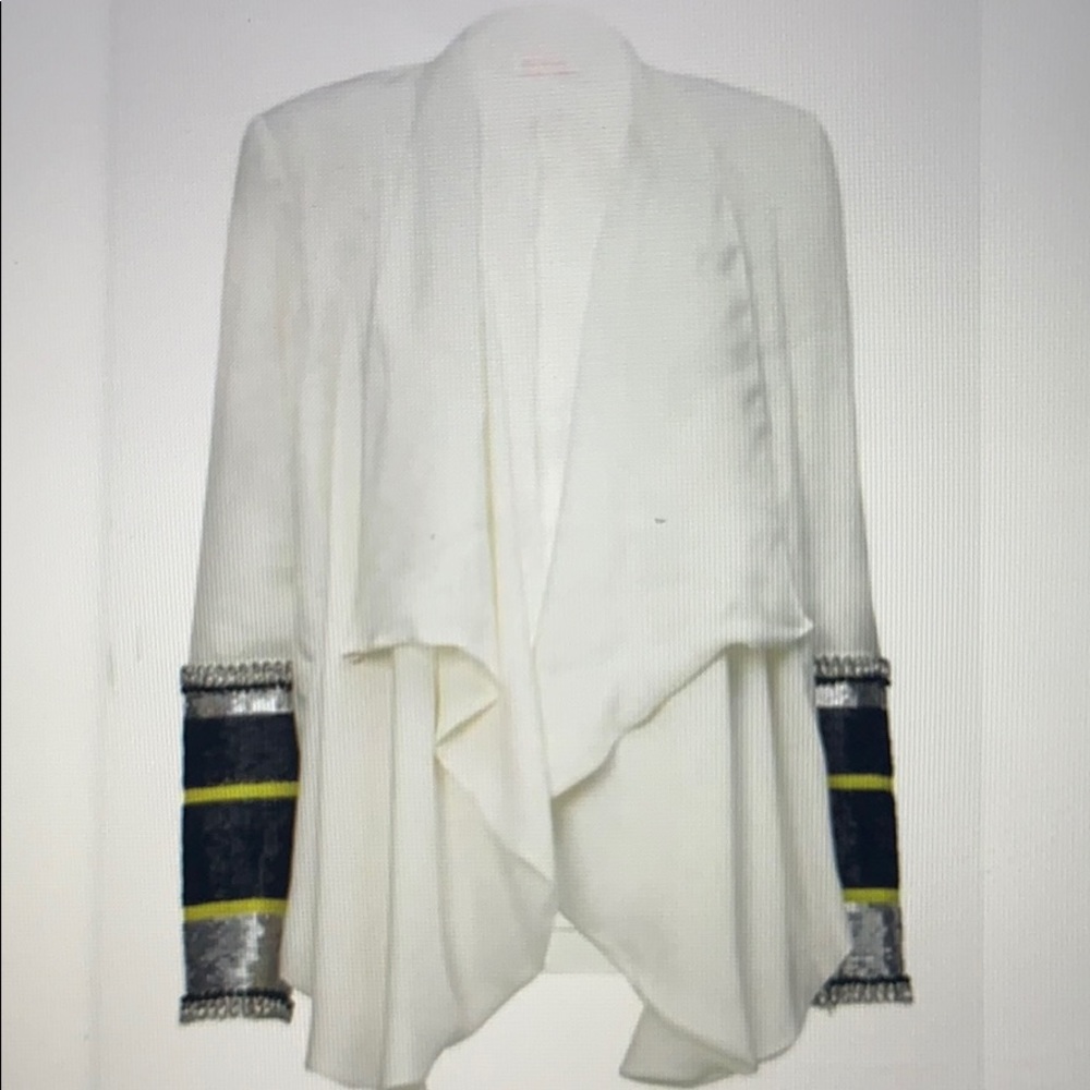 Sass & Bide Beaded Bands Jacket Blazer